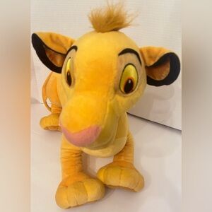 Disney Simba Lion King 2002 Plush Hasbro Jumbo Large Stuffed Animal